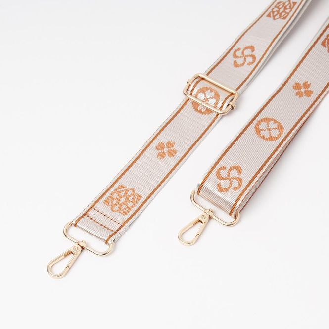 Hovedbilde Skulderrem beige og cognac - veskereim med ...