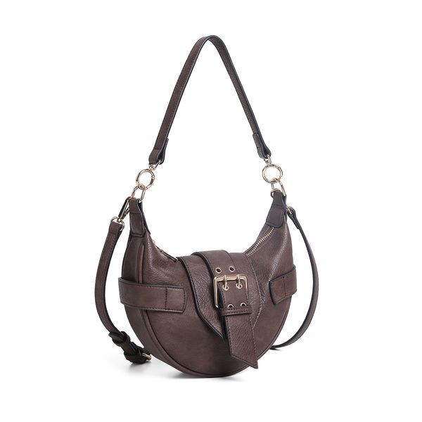 Hovedbilde GWEN skulderveske i brun imitert skinn