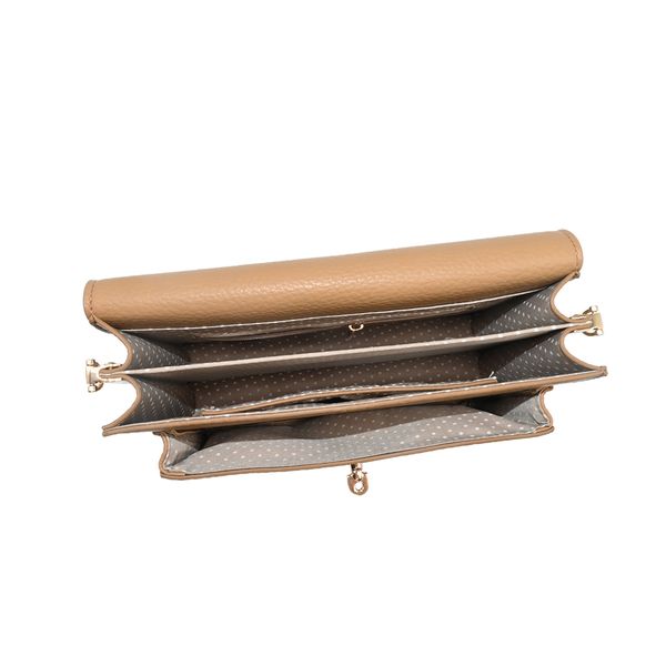 Bilde av EMELY clutch med frontspenne - camel