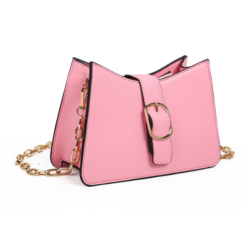 BOSTON clutch med spenne - lys rosa