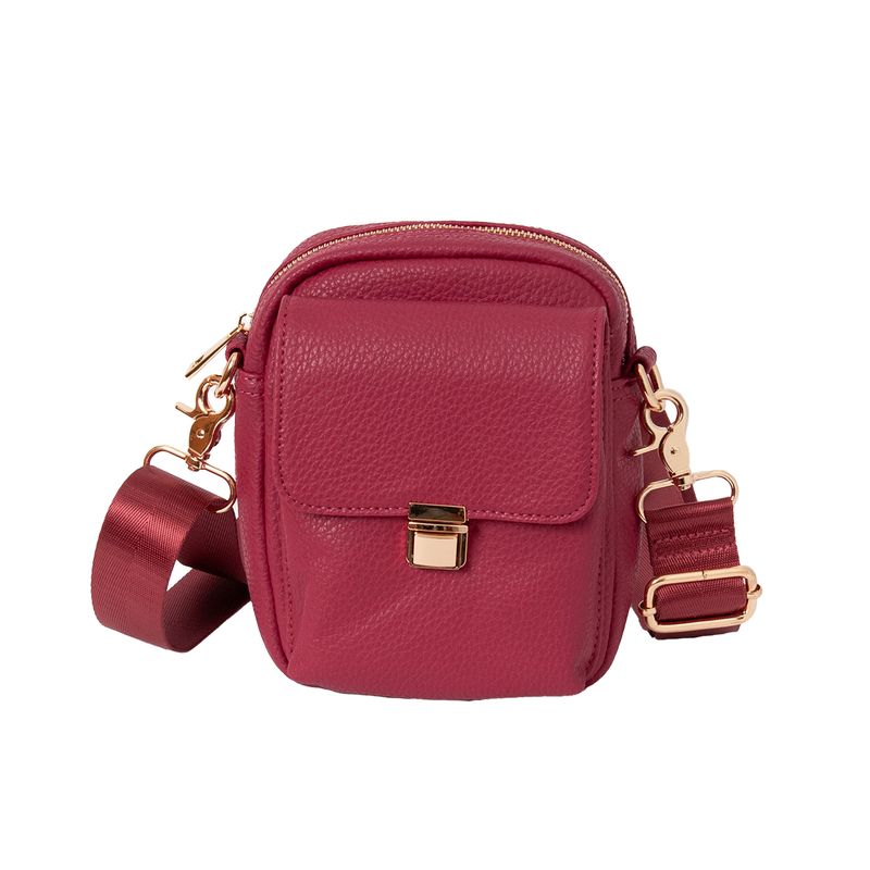 IDA citybag - mørk rosa