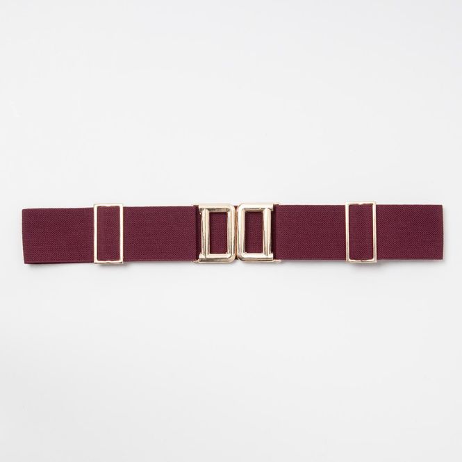 Hovedbilde Elastisk midjebelte med gullfarget spenne ...