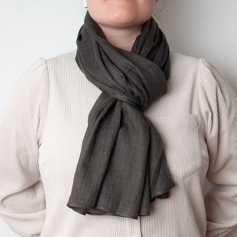 Scarf i modal - grå