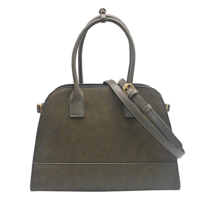 Hovedbilde KINE bowler bag i imitert semsket skinn ...