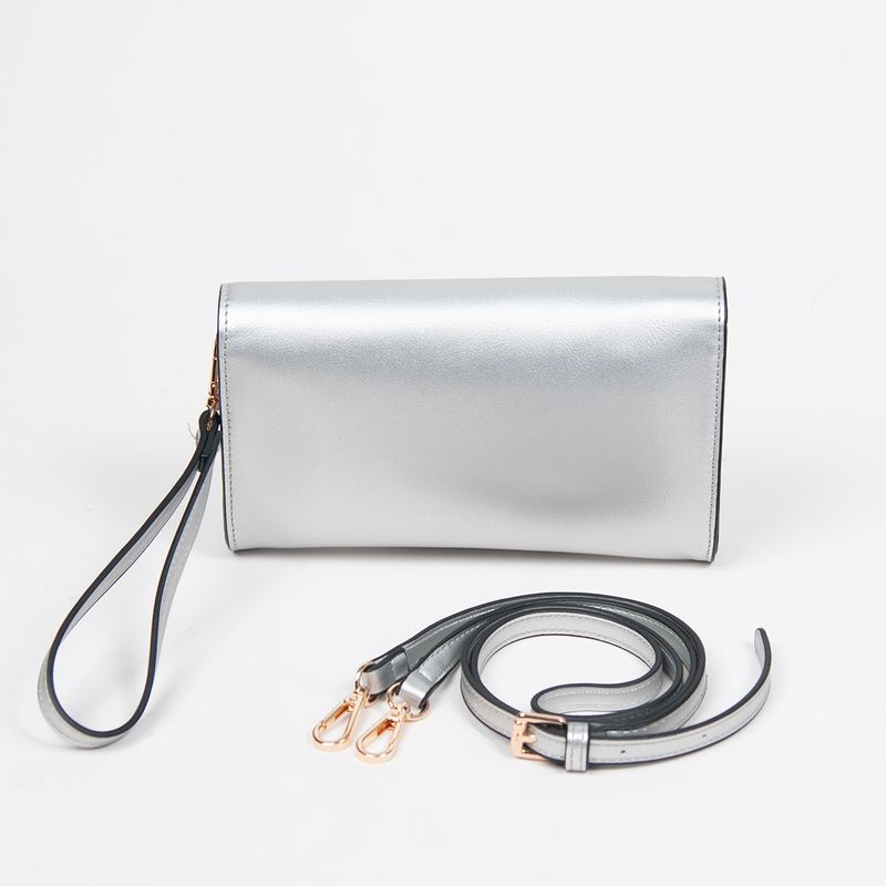 Happy party clutch - silver