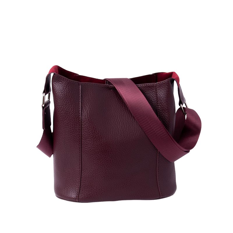 Anna liten crossbag - burgunder