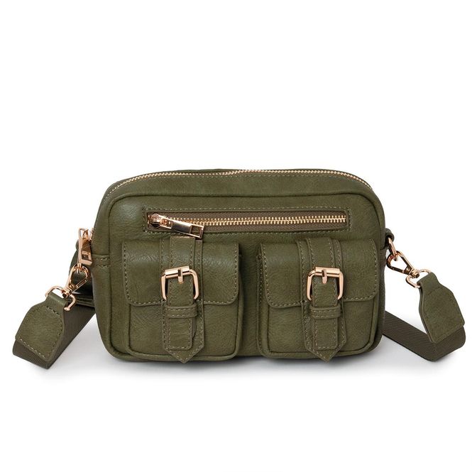 Hovedbilde GITTE pocketbag - olivengrønn veske i imitert ...