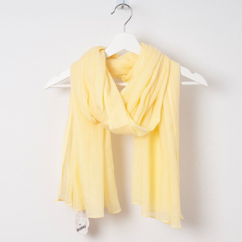 Scarf i modal - ljus gul