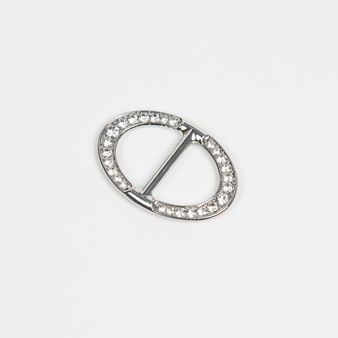 Hovedbilde Skjerfring Crystal Oval – Elegant ...