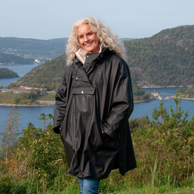 Hovedbilde Regnponcho - svart