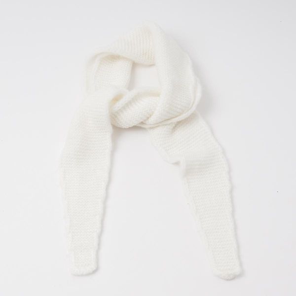 Hovedbilde Elegant hvitt strikket skjerf – Myk komfort