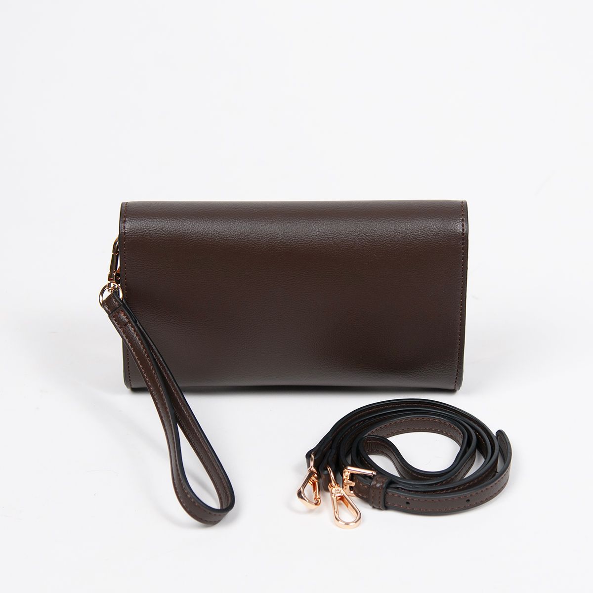 Happy party clutch - brun