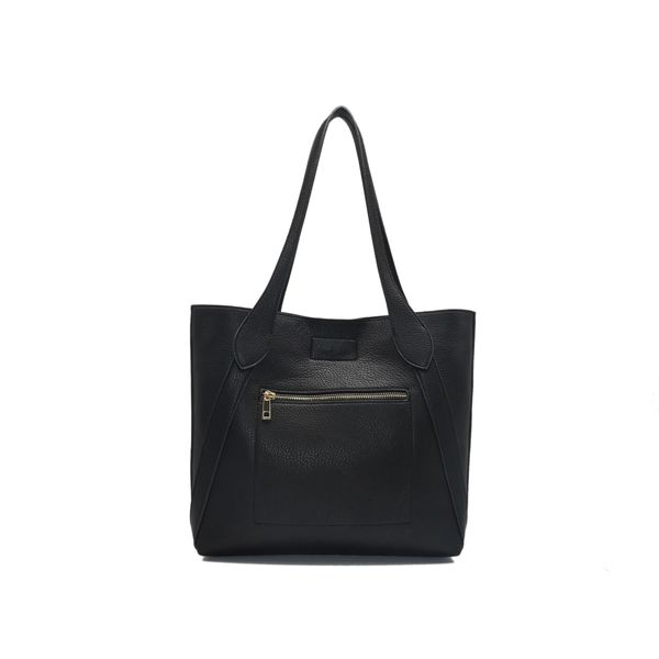 Bilde av DAGNY shopper med clipslås - svart