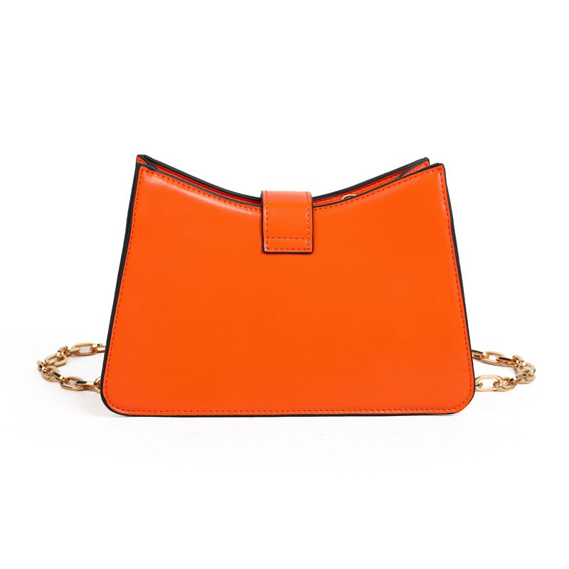 BOSTON clutch med spenne - orange