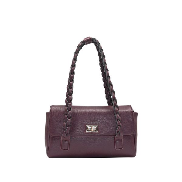 Hovedbilde Holly lav shopper - burgunder veske i imitert ...