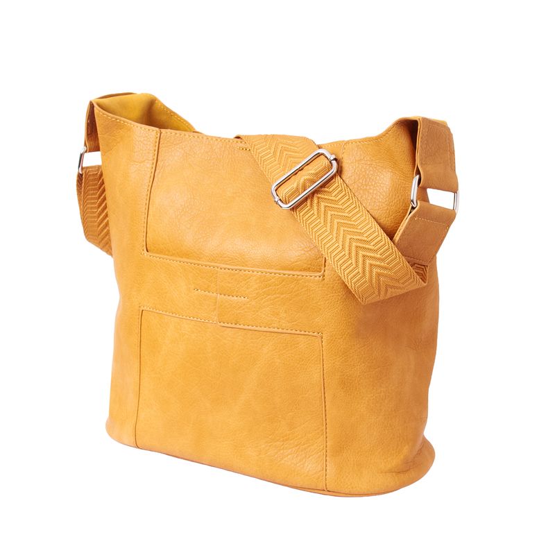 Anna stor crossbag - oker