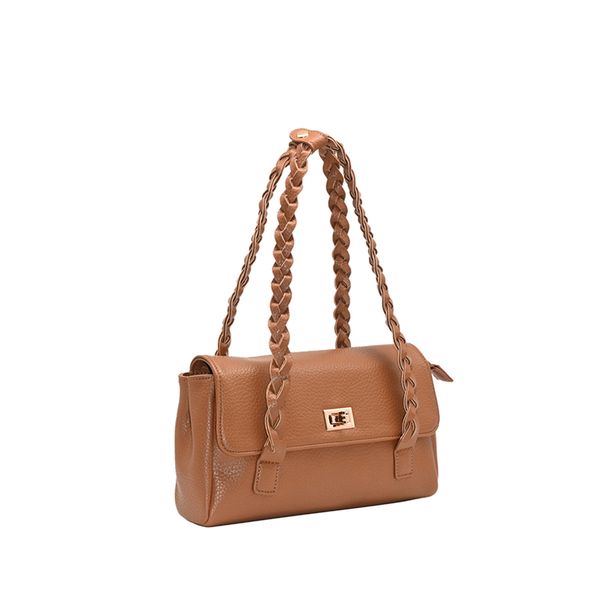 Hovedbilde Holly lav shopper - cognac veske i imitert skinn ...