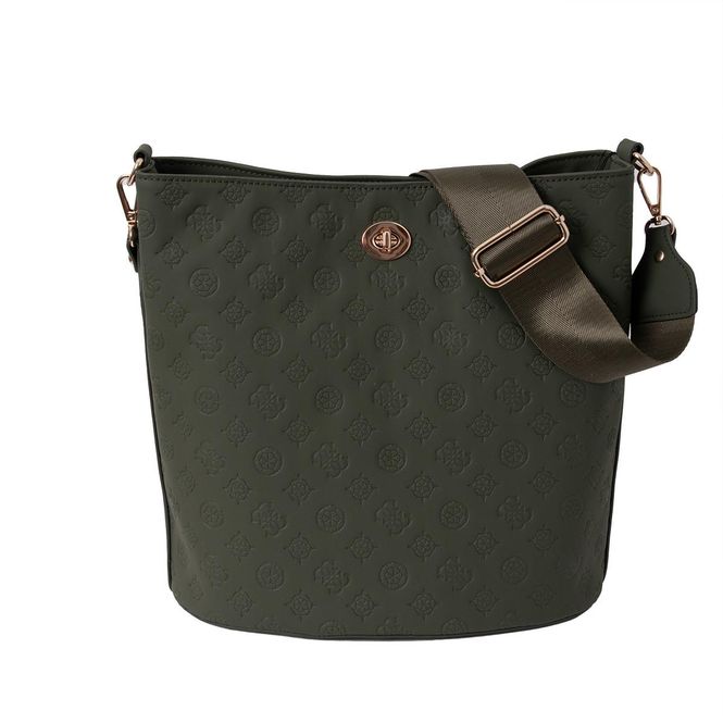 Hovedbilde Ivory bucketbag - olivengrønn - romslig og ...