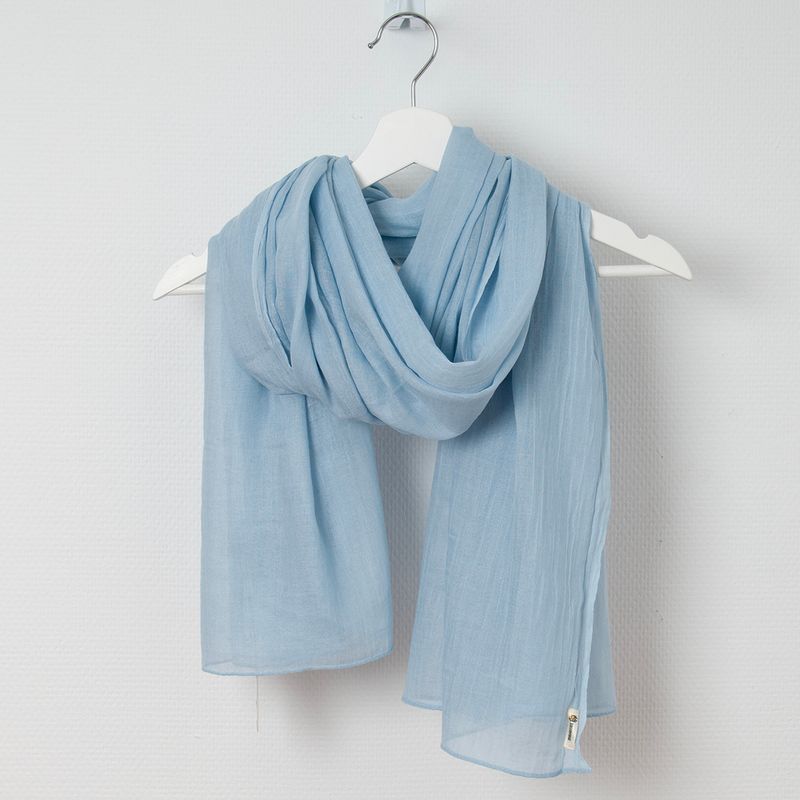 Scarf i modal - ljus blå