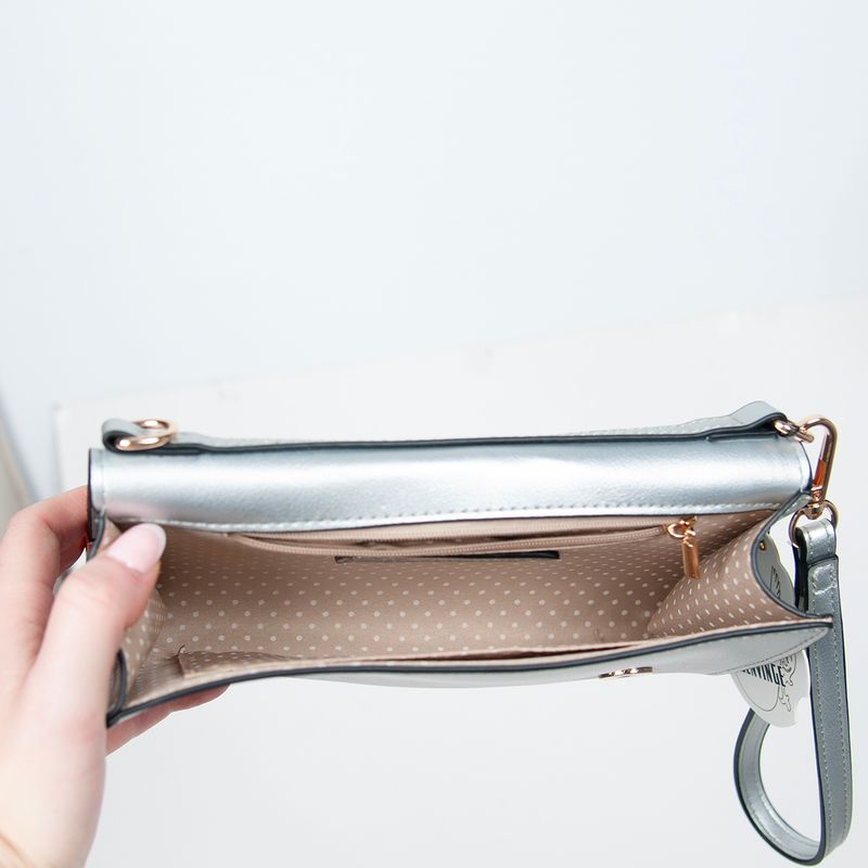 Happy party clutch - silver