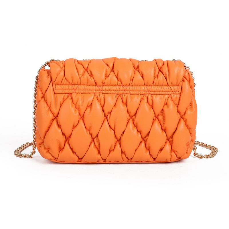 BAILEY chunky bubble clutch - orange