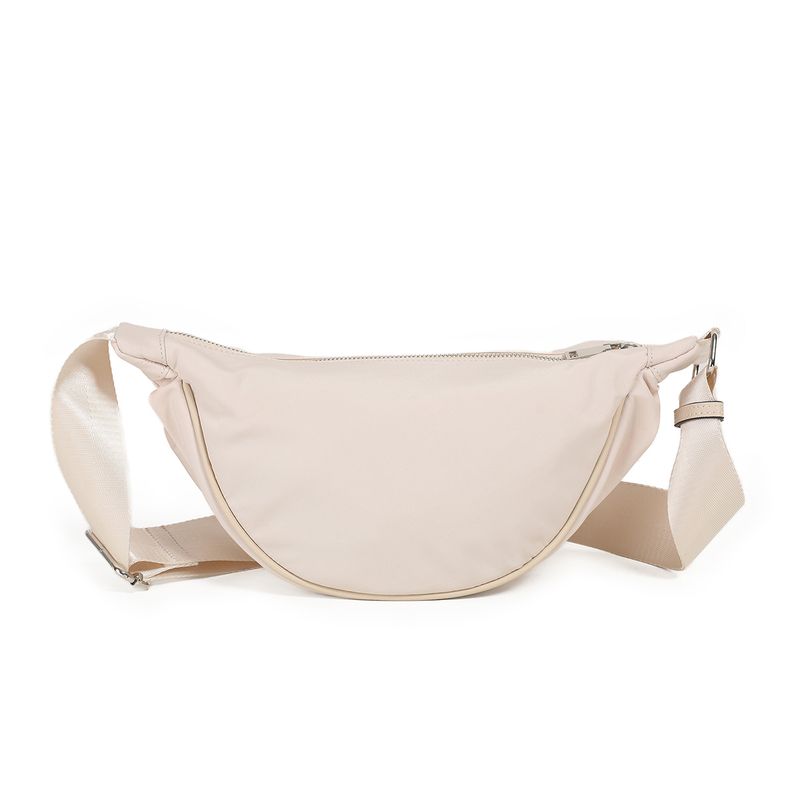 Iben nylon bumbag - beige - lett og praktisk belteveske