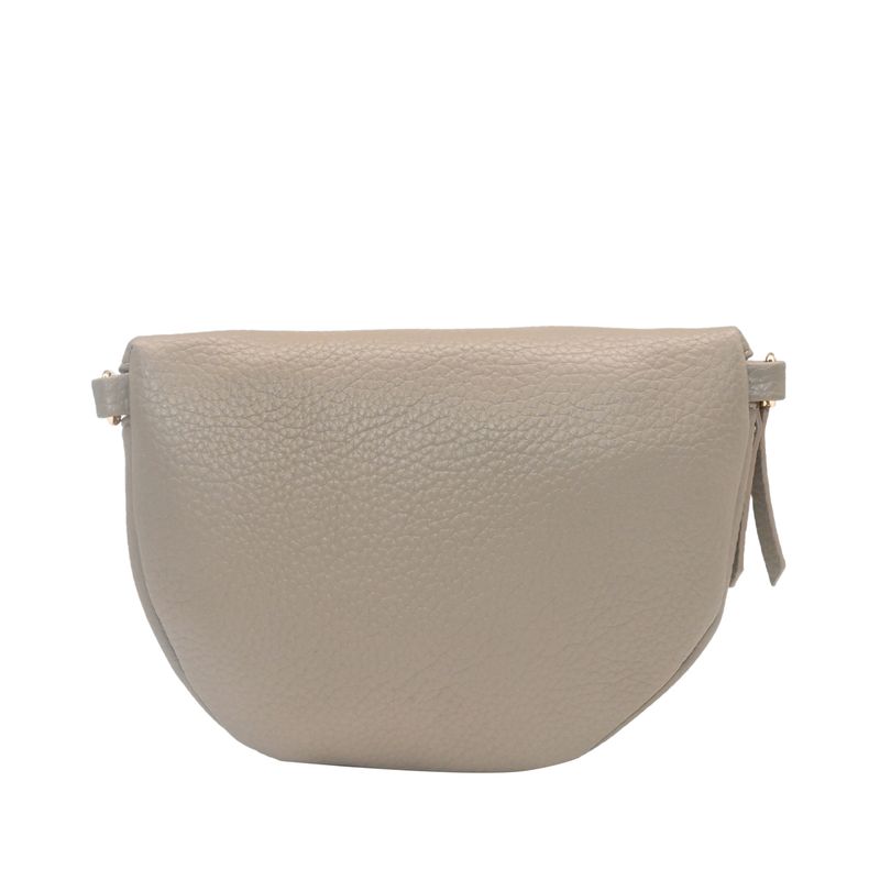 PEPPER bumbag med mønstret rem - beige