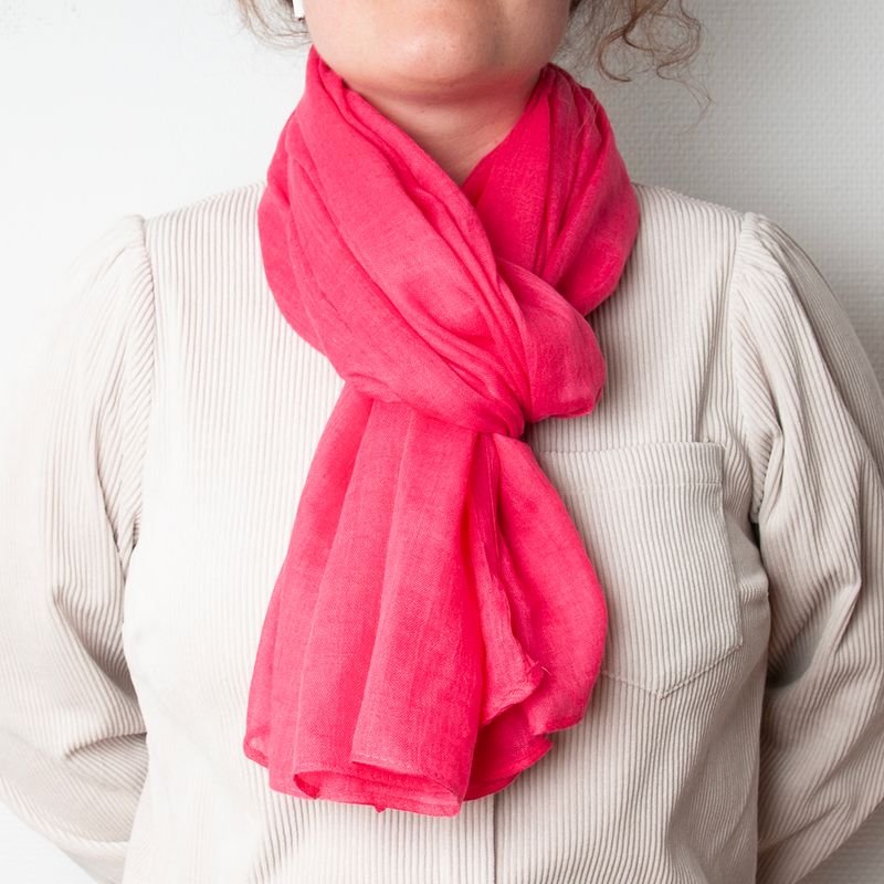 Scarf i modal - rosa
