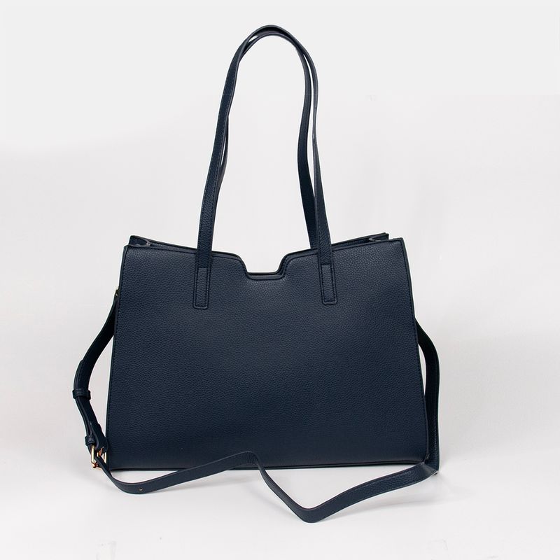 INE shopper - marine - romslig veske i tidløst design