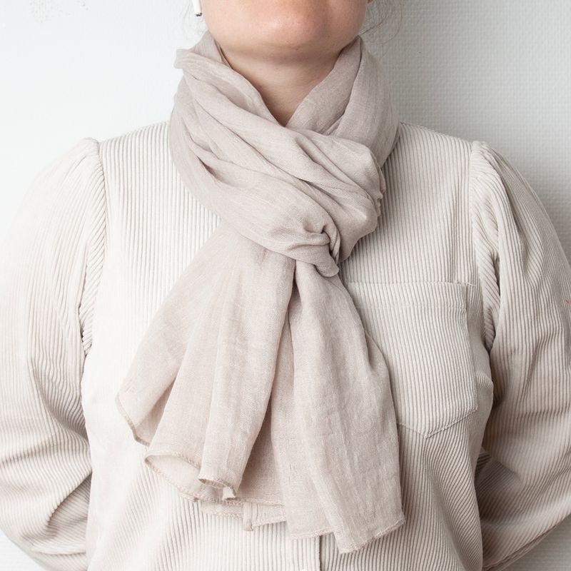 Scarf i modal - sandig